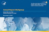 Annual Report Workgroup - Office of the National ... · 11/9/2018  · Annual Report Workgroup Aaron Miri, Co-Chair Carolyn Petersen, Co-Chair. November 9, 2018. ... Symantec’s.