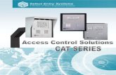 CAT Series Shortform Catalog · threaded spindle with a tubular key. DESCRIPTION FEATURES i CATCOMRF wireless data connection for expansion. i NIC2, network interface card provides