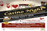 asino Entry Tickets: $30*/Person asino Entry + Poker Tournament…€¦ · asino Entry Tickets: $30*/Person asino Entry + Poker Tournament: $45/Person *Price includes $2,500 asino