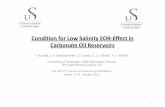 Condition for Low Salinity EOR-Effect in Carbonate …iea-eor.ptrc.ca/.../27_19-10-2011_09-00_Presentation.pdf2011/10/19  · Condition for Low Salinity EOR-Effect in Carbonate Oil