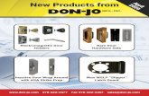 New Products from - don-jo.com › wp-content › uploads › Don-Jo... · 978-422-3377 Fax 978-422-3467 sales@don-jo.com 3 Barn Door/Sliding Door Hardware Sets New WSLP “Slipper”