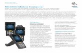 MC3300 Mobile Computer · enabling instant walkie-talkie style calls, right out of the box. And with Workforce Connect Voice, 4 your MC3300 devices can double as a PBX handset, with