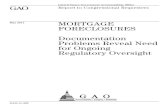GAO-11-433 Mortgage Foreclosures: Documentation Problems ... · foreclosures are being brought properly because of concerns over how loans were transferred into mortgage-backed securities