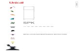 SPK - unicalag.it · english installation and maintenance instructions spk 115 - 150 - 230 - 300 - 348 - 400 - 500 - 600