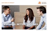 STRONGER, BETTER, TOGETHER - Imperial Brands...Imperial Brands Code of Conduct | (17.02.2016) STRONGER, BETTER, TOGETHER HOW YOU DO IT OUR CODE OF CONDUCT