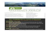 SEPT EMBER 2 01 9 GRASSROOTS GAZETTE - Tweed Landcaretweedlandcare.org.au/wp-content/uploads/2019/09/... · SEPT EMBER 2 01 9 GRASSROOTS GAZETTE Greetings Landcarers, Welcome to the