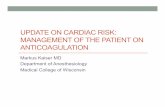 WSA 2015 Update on Cardiac Risk Management of the Patient ...€¦ · Scope: Perioperative cardiovascular evaluation and management of the adult patient undergoing noncardiac surgery
