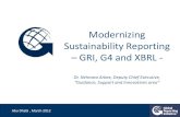 Modernizing Sustainability Reporting GRI, G4 and XBRLarchive.xbrl.org/24th/sites/24thconference.xbrl.org/files... · Content index n.a. n.a. 210 Strategy and Profile disclosure 42