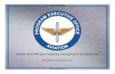 AAAA Aircraft Survivability Equipment Symposium...Kelvin Nunn G8 John Mull PEO Aviation Organization • Development & Modernization • Production & Fielding • Sensors G1 Marsha