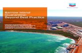 Barrow Island Quarantine: Beyond Best Practice · 2018-03-01 · Barrow Island Quarantine: Beyond Best Practice. 2. In . 1910, Barrow Island. was designated a Class A Nature Reserve.