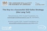 The Key to a Successful SEO Sales Strategy (the Long Tail) · – Utilizing International SEO, Geographical SEO and Local SEO to sell more – Selling International SEO and International