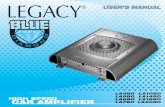 CAR AMPLIFIERqualitycaraudio.com/store/manuals/LA580.pdf · 2006-07-13 · CAR AMPLIFIER. Congratulations on your purchase of a new Legacy Blue Diamond Series amplifier! Le • P