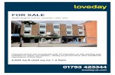 FOR SALE - Lovedayloveday.uk.com/.../11/...39_40-For-Sale-with-Plan3.pdf · FOR SALE 39/40 Regent Circus, Swindon, SN1 1PX Freehold mixed use investment with A3 potential, on-site