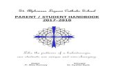 St. Alphonsus Liguori Catholic School€¦ · St. Alphonsus Liguori Catholic School PARENT / STUDENT HANDBOOK 2017-2018 Like the patterns of a kaleidoscope, our students are unique