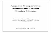 November 14, 2017 CMG Mtg 11.14.17 _… · Argenta Cooperative Management Group Meeting - November 14, 2017 Page 7 SITE SPECIFIC INFORMATION A more detailed summary of upland herbaceous