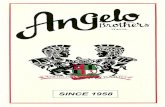 MenuPro ANGELO'S MENU PAGE 1 SEPTEMBER 15, 2017 · Wide noodles, homemade as only Angelo's can do it, layered with ricotta cheese, rich tomato meat sauce, mozzarella cheese and then