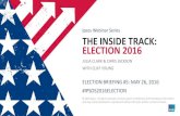Ipsos Webinar Series THE INSIDE TRACK: ELECTION 2016 › sites › default › files › 2016-06 › ...May 26, 2016  · The Inside Track: Election 2016 Party Divide on the Social