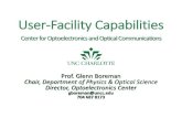 User-Facility Capabilities › sites › opticscenter.uncc.edu › files › m… · User-Facility Capabilities Prof. Glenn Boreman Chair, Department of Physics & Optical Science
