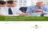 INTERNAL CONSULTING SKILLS - Vertical Distinct · analysts, architects and strategists working in a corporate environment. Designed to take the team to a new level of knowledge, skill