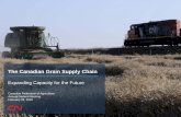 The Canadian Grain Supply Chain - CFA-FCA · The Canadian Grain Supply Chain Expanding Capacity for the Future. 1 ... line with the Maximum Sustainable Supply Chain Capacity ... for