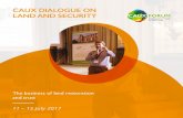 CAUX DIALOGUE ON LAND AND SECURITY...2017/08/04  · Caux Palace - Conference and Seminar Centre Rue du Panorama 2 1824 Caux Switzerland get in touch @CauxDialogue @CAUX.IofC landlivespeace