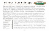 Fine Turnings - WordPress.com · If you have suggestions about activities we should support in the Seattle area, or are interested in the “virtual meeting” capability, please