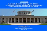 Local Democracy in Ohio · For example, in metropolitan areas, local governments with more than 100,000 population spent at more than five times the per capita rate of local governments