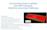 Conclusions from TrackML the HEP Tracking Machine Learning ...€¦ · TrackML conclusion 4 See also in outreach session talk by D. Rousseau « TrackML : the roller coaster of organizing