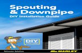 Spouting & Downpipe - Marley€¦ · Marley does not recommend installing its range of downpipes within wall cavities. Only Marley’s round downpipe systems are to be used when installing