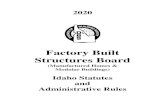 Factory Built Structures Board · (7) "Factory built structure" means any building or building component, including a manufactured home, a mobile home or a modular building, that