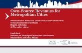 Own-Source Revenues for Metropolitan Cities€¦ · Metropolitan Cities Presentation to Seminario Internacional sobre alternativas de financiamiento de ciudades Bogotá, Colombia