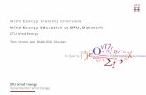 Presentation 1 2 - Wind Energy Education at DTU Denmark › docs › WASA_Training_Workshop_Presentat… · 46211 Offshore wind energy 10 46230 Power system balancing with large scale