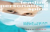 leading personalized spine/media/Files/M... · MEDICREA • HALF-YEAR REPORT • JUNE 30, 2016 1. BUSINESS REVIEW The Group posted sales growth of 7% over the first half of 2016 in