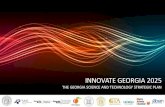INNOVATE GEORGIA 2025 - TAG Online › wp-content › uploads › 2020 › 01 › Georgia… · Starting with the Senate Resolution 68 (Strategic Plan Joint Study Commission Final
