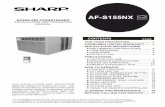 AF-S155NX Operation Manual - Sharp USAfiles.sharpusa.com/Downloads/ForHome/Home...Sharp Electronics Subject: Operation Manual for the AF-S155NX Air Conditioner Keywords: AF-S155NX,