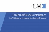 ConSol CM/Business Intelligence · The following presentation guides you through the features of ConSol CM/Business Intelligence. Take the following perspectives to gain a good overview.