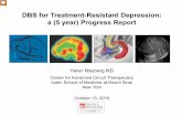 DBS for Treatment-Resistant Depression: a (5 year ... · Case Western ENTICe Comp Sci Oxford BMI ML/AI Computer Sci Cog NS Biostatistics. modeling modeling Engineering. Clinical.