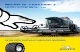 MICHELIN CEREXBIB 2...MICHELIN ® CEREXBIB ® 2 Greater productivity˜ and better soil protection A high load capacity tire with low pressure˜ on the field, for large harvesting machinery