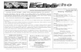 Echo no 57 - WordPress.com · 2019-02-22 · 1 Echo A voice for everyone in Elton and Gratton Spring 2019 Issue No. 57 Editorial Policy We welcome your news, views and articles of