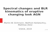 Spectral changes and BLR kinematics of eruptive changing ... › press12 › day3 › Ochmann.pdf · 2 / 16 Summary optical changing look AGN: Type I ← → Type II multi-band behaviour
