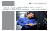 VMware vCenter Log Insight Delivers Immediate Value to IT ......“A canned report in Log Insight highlighted a few hosts logging 10,000 errors a day and causing ... In reviewing the