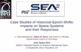 SEAri at MIT - Case Studies of Historical Epoch …seari.mit.edu/documents/presentations/AIAA12_Beesemyer...Case Studies of Historical Epoch-Shifts: Impacts on Space Systems and their