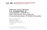 HIGH HAZARD FLAMMABLE TRAINS (HHFT) On-Scene Incident ...€¦ · more than 300 consensus codes and standards, research, training, education, outreach and advocacy; and by partnering