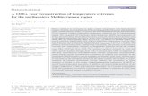 A 1200+ year reconstruction of temperature extremes for ...€¦ · RESEARCH ARTICLE A 1200+ year reconstruction of temperature extremes for the northeastern Mediterranean region