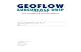 O&M - Geo4 SIM-AUTO- 95% - Geoflowgeoflow.com/wp-content/uploads/2019/08/OM-GeoPS4-SIM-AUTO.pdf · Geoflow Subsurface Drip Systems – 1‐800‐828‐3388 Page 1 1 Warnings To help