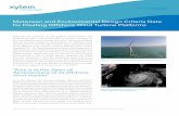 Metocean and Environmental Design Criteria Data for ... · Aanderaa, described their work for the Wind Turbines Platforms (Wind-Tu-Pla) project in the southern Baltic Sea. The objective