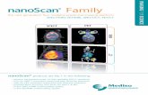 nanoScan Family NEW - MedisoVisipaque human clinical X-ray contrast agent during continuous i.v. infusion, CT scan with 45 kVp, total CT duration 13.5 min. using real-time reconstruction.