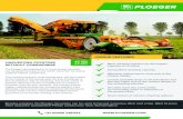 UNIQUE FEATURES - ploeger.com · UNIQUE FEATURES HARVESTING POTATOES WITHOUT COMPROMISE The Ploeger self-propelled 3- or 4-row bunker harvester was designed focusing on the clients’