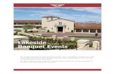 Lakeside Banquet Events - Olympic Club · 2019-01-08 · Banquet Events. 2 Contents 3 Club Management 4 Breakfasts 5 Coffee Breaks 6 Three-Course Plated Lunches 7 Main Course Salad