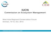 IUCN · Promote the adoption of, and provide guidance for, ecosystem approaches to the management of landscapes and seascapes and build resilience of socio- ecological systems to